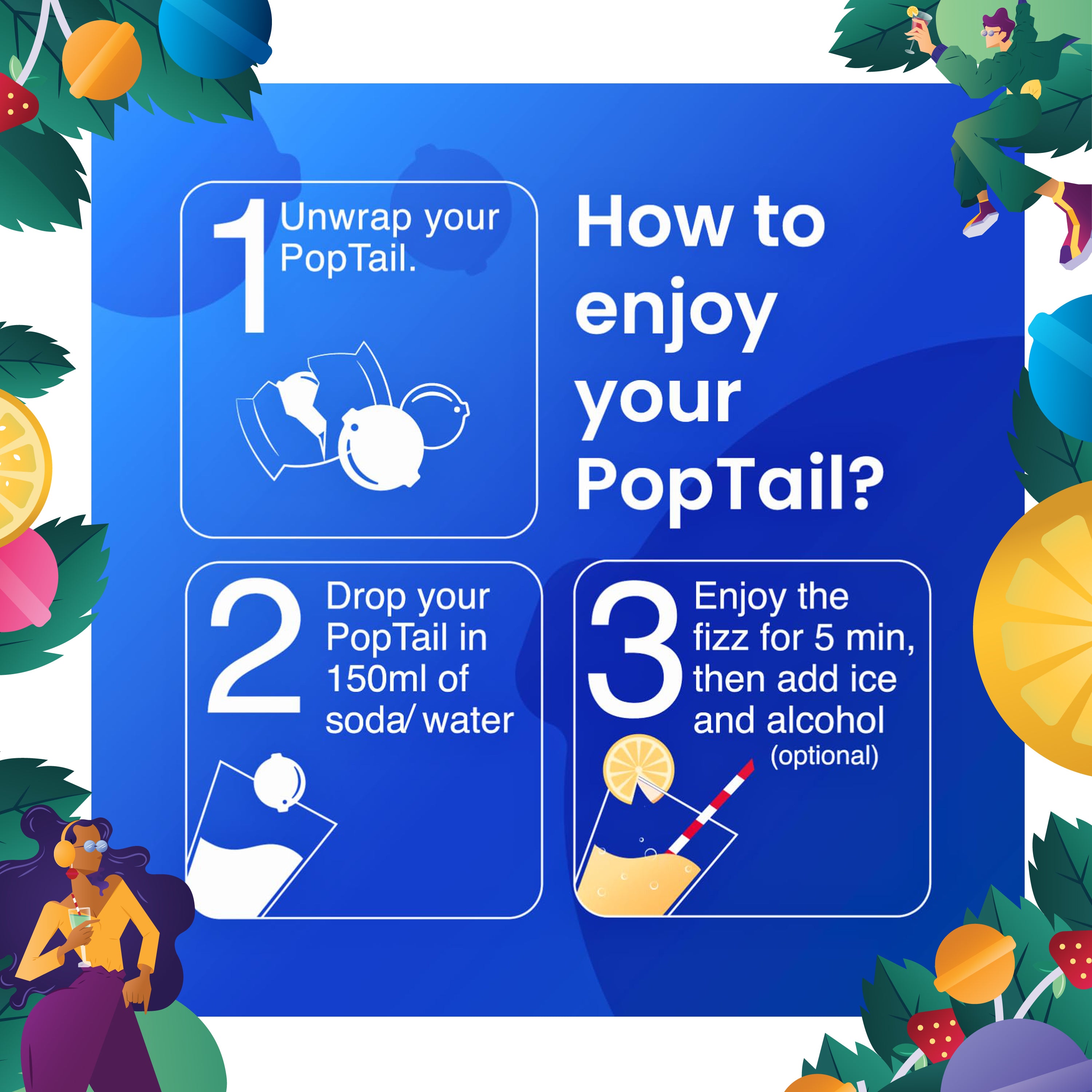 Pina Colada PopTail
